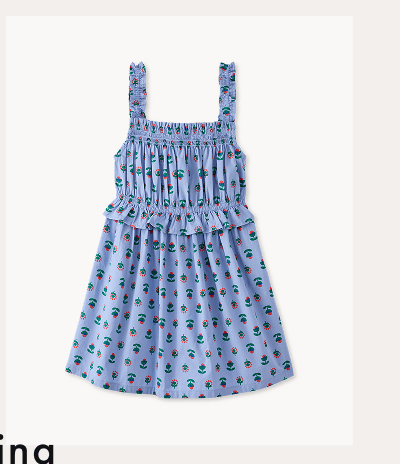 Mini Daisy Poplin Dress