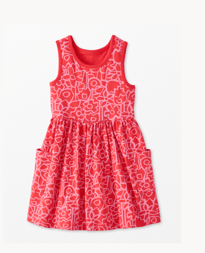 Coral Playground Dress