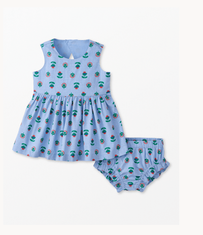 Mini Daisy Poplin Set