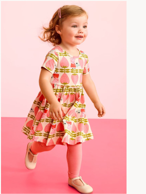 Peppa Pig Skater Dress & Leggings Set | Peppa Strawberry Garden