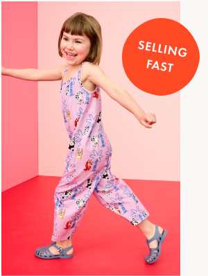 Bluey Sleeveless Romper | Bluey and Friends Lavender