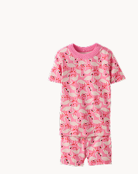 HannaJams™ Pajama Set | Flamingos on Azalea Pink