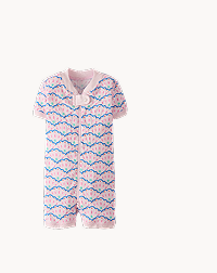 HannaJams™ Sleeper | Scalloped Stripes