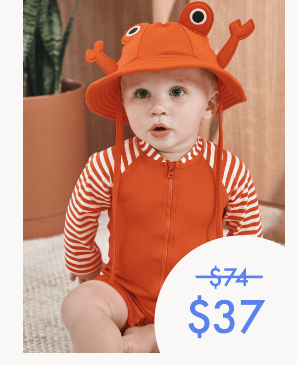 Crabby Swim Set — $74 on sale for $37