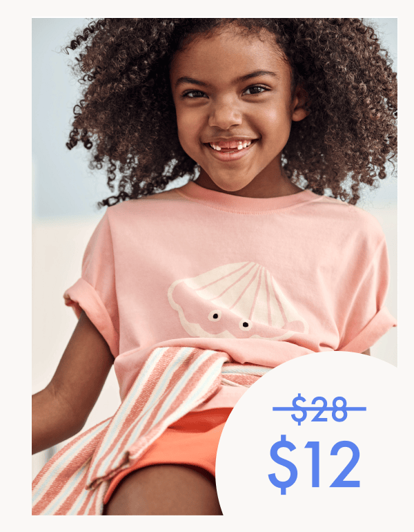 Seashell Tee — $28 on sale for $12