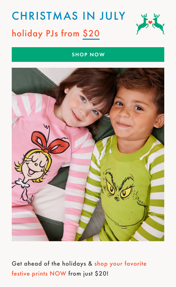 Christmas in July | Holiday PJs from $20 | Shop Now