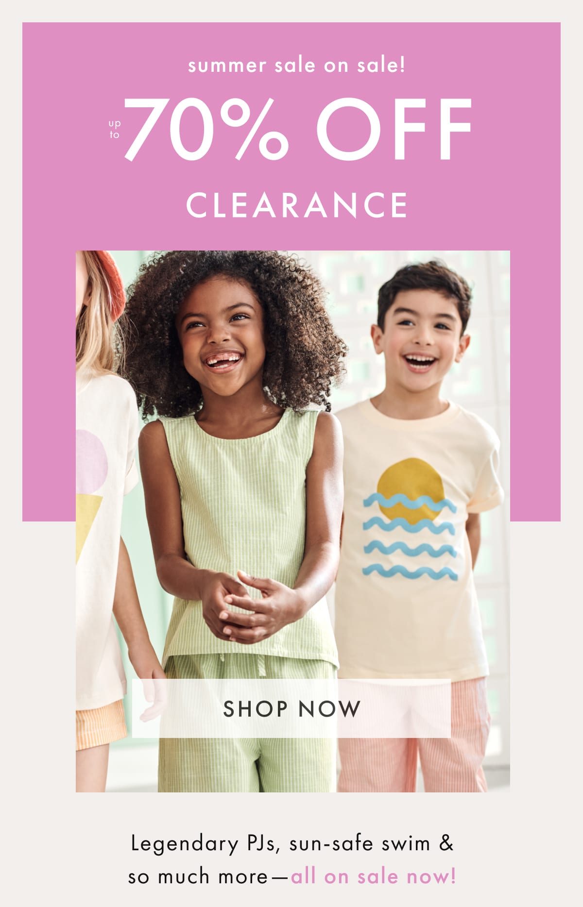 summer sale on sale! up to * 70% OFF * CLEARANCE | SHOP NOW
