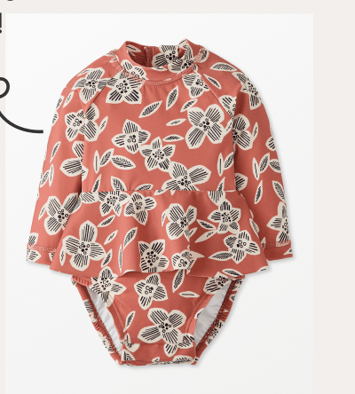 Puff Sleeve Swimsuit