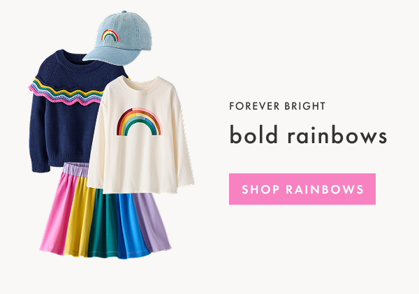 forever bright bold rainbows | shop rainbows
