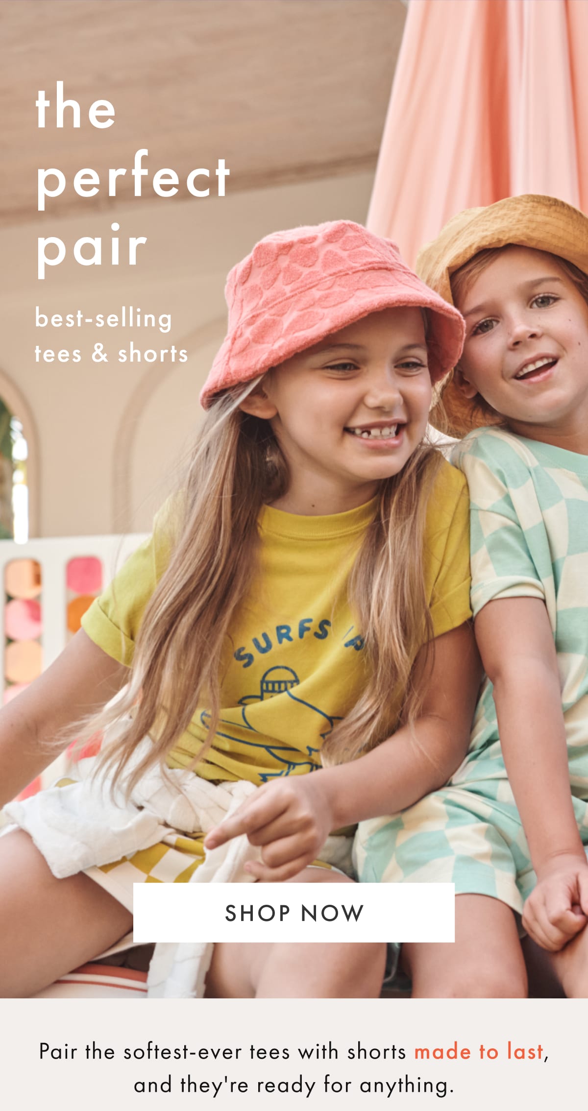 The Perfect Pair — best-selling tees & shorts | SHOP NOW
