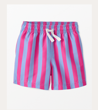Striped Swim Trunks
