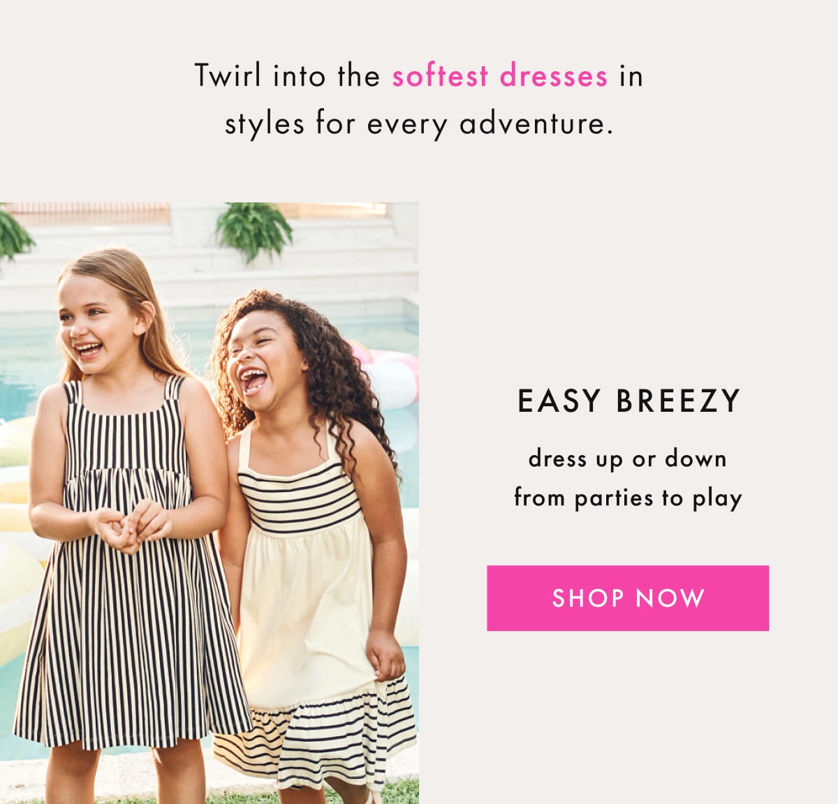 EASY BREEZY dress up or down from parties to play | SHOP NOW