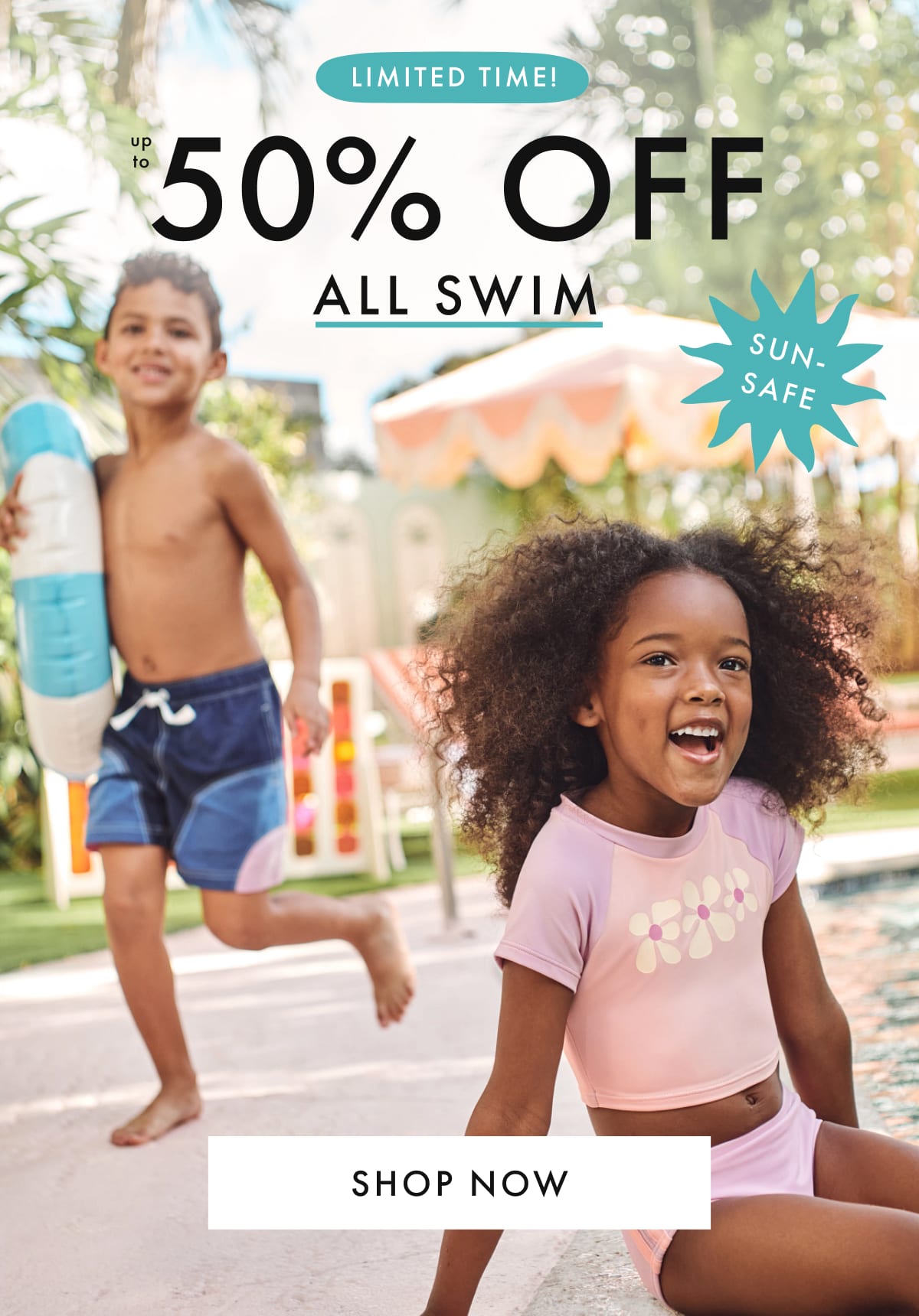 LIMITED TIME! up to * 50% OFF * ALL SWIM | SHOP SWIM