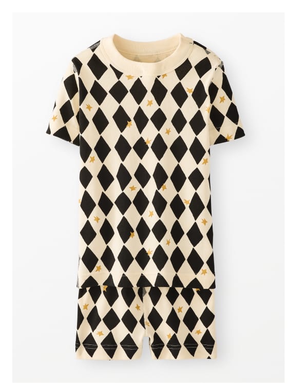 Black Harlequin Short Johns