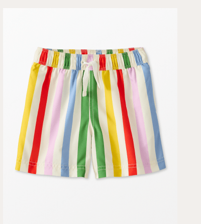 Stripe Swim Trunks