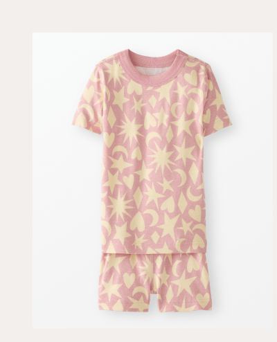 Shapes on Powdered Rose