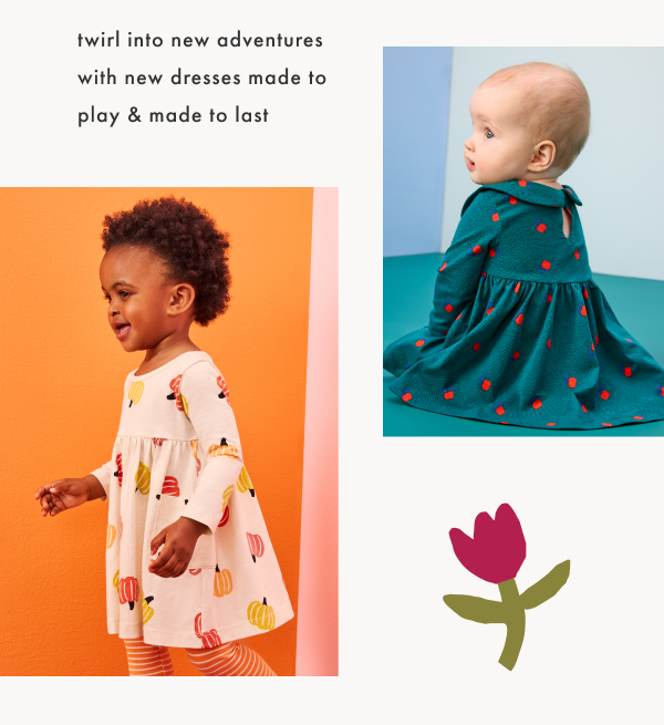 twirl into new adventures with new dresses made to play & made to last