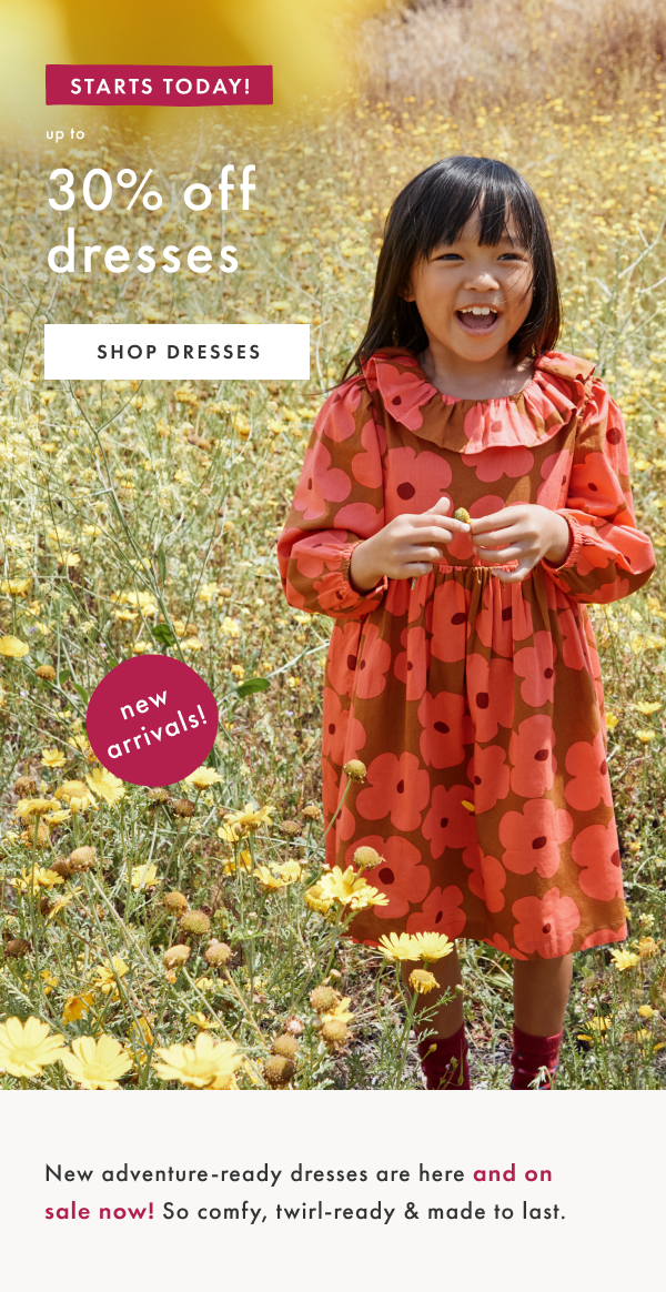 STARTS TODAY! up to 30% off dresses | SHOP DRESSES