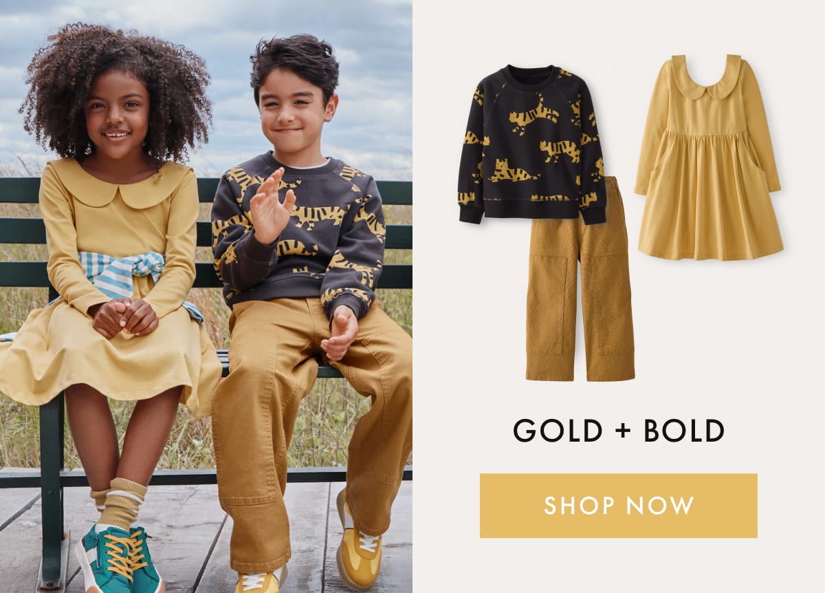 GOLD + BOLD  |  SHOP NOW