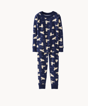 Holiday HannaJams™ Pajama Set | Wally Walrus on Navy