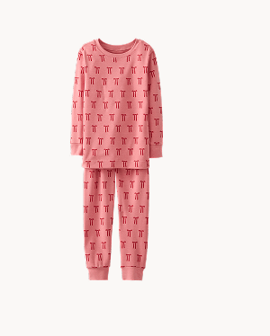 Holiday HannaSoft™ Stretch Pajama Set | Mini Bows on Macaron