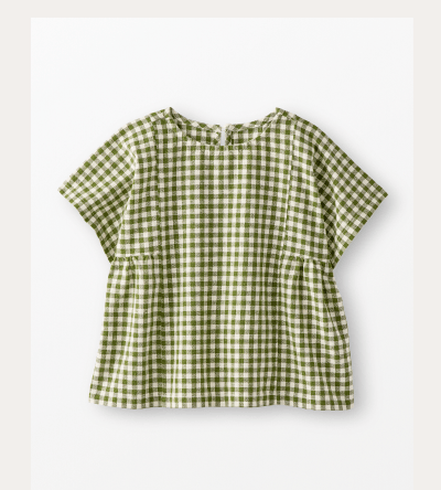 Pine Gingham Top