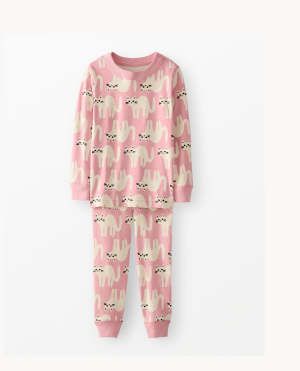 Kids Halloween Long John Pajama Set