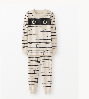 Kids Halloween Costume Long John Pajama Set