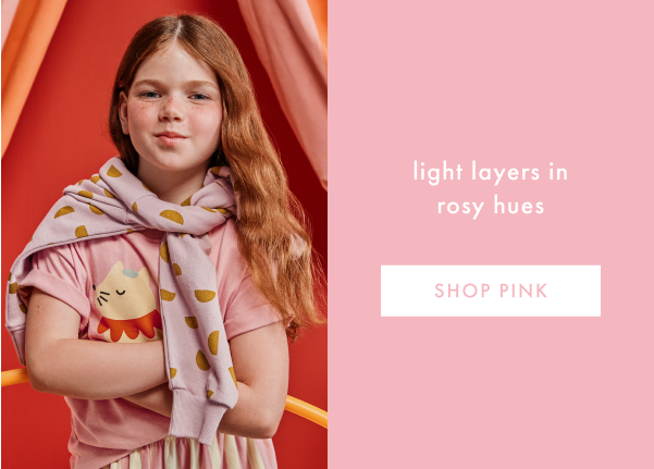 light layers in rosy hues | SHOP PINK