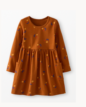Long Sleeve Playground Dress with Pockets