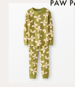 Kids Long John Pajama Set
