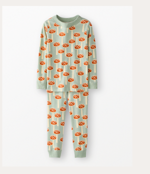 Kids Long John Pajama Set