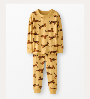 Kids Long John Pajama Set