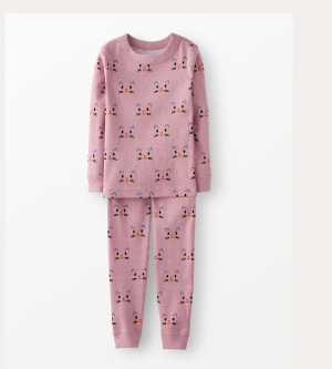 Kids Long John Pajama Set