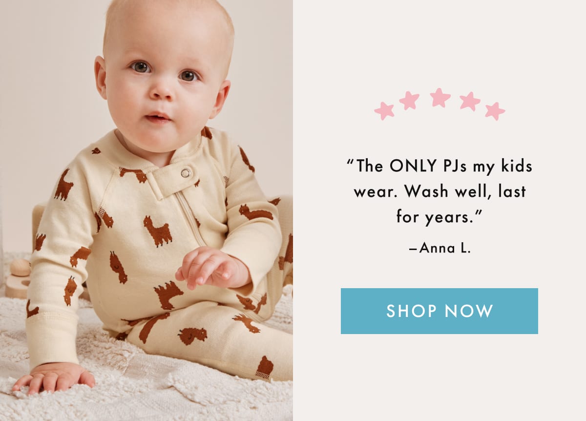 'The ONLY PJs my kids wear. Wash well, last for years.' —Anna L.