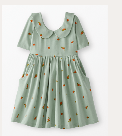 Clementine on Seafoam