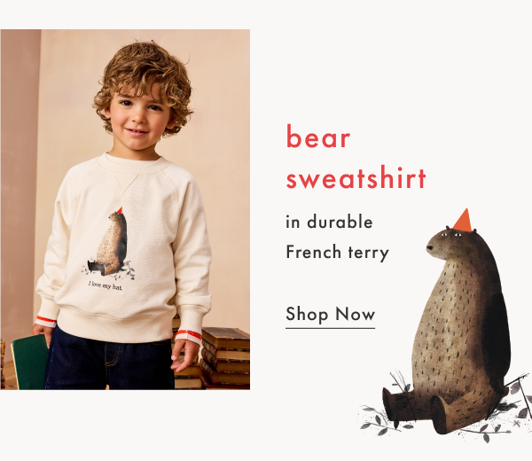 Jon Klassen French Terry Bear Sweatshirt