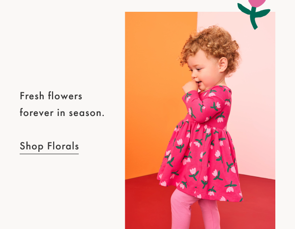 Fresh flowers forever in season.

Shop Florals