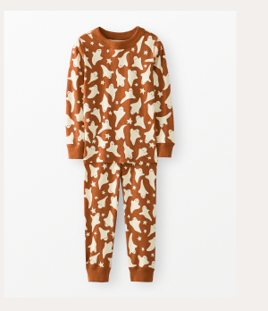 Kids Halloween Long John Pajama Set
