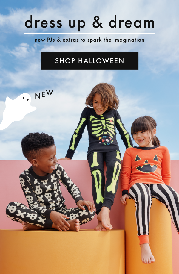 dress up & dream | new PJs & extras to spark the imagination | SHOP HALLOWEEN
