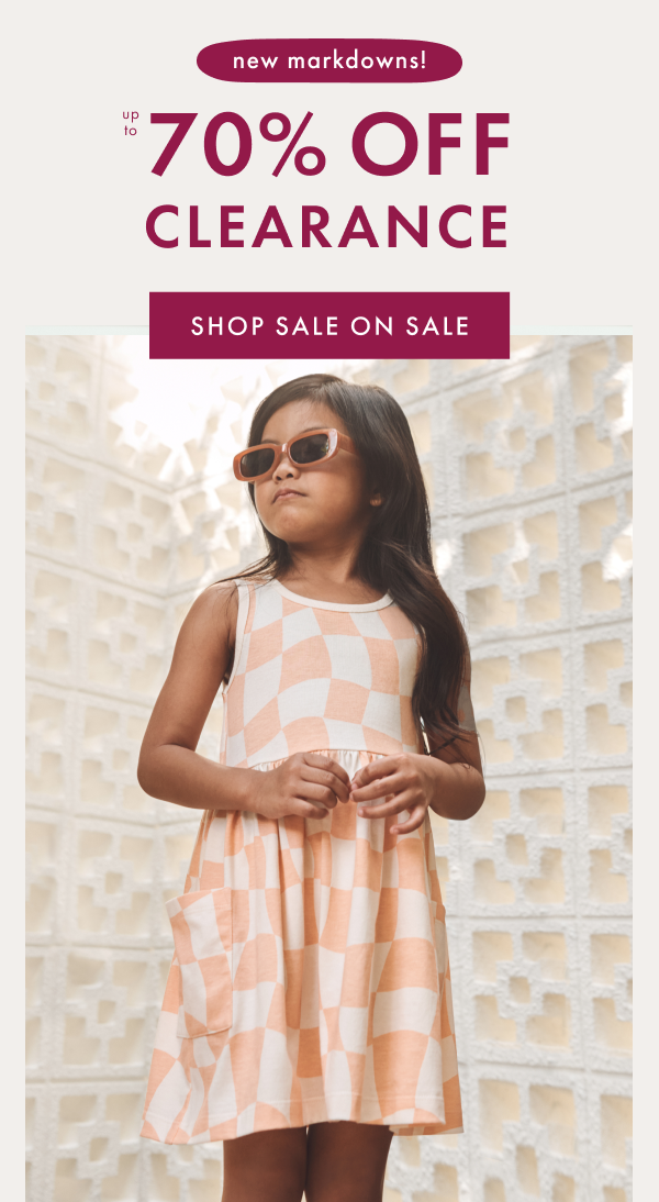 new markdowns! up to 70% OFF CLEARANCE | SHOP SALE ON SALE