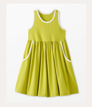 Racerback Skater Dress with Pockets