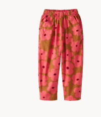 Twill Pull-On Barrel Pants