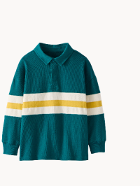 Pieced Stripe Rugby Shirt Pieced Stripe Rugby Shirt