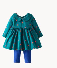 Baby Long Sleeve Skater Dress & Leggings Set