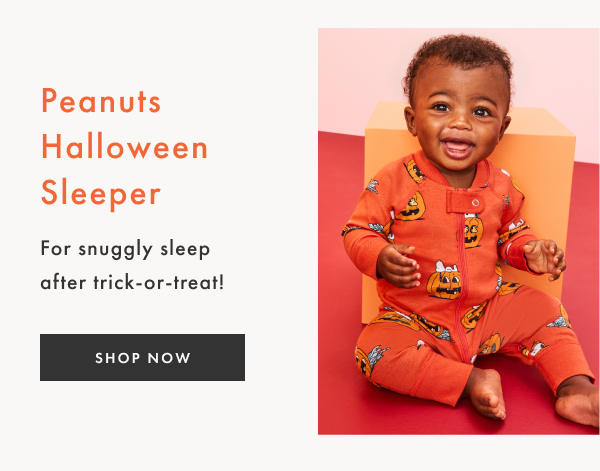 Peanuts Halloween Sleeper | SHOP NOW