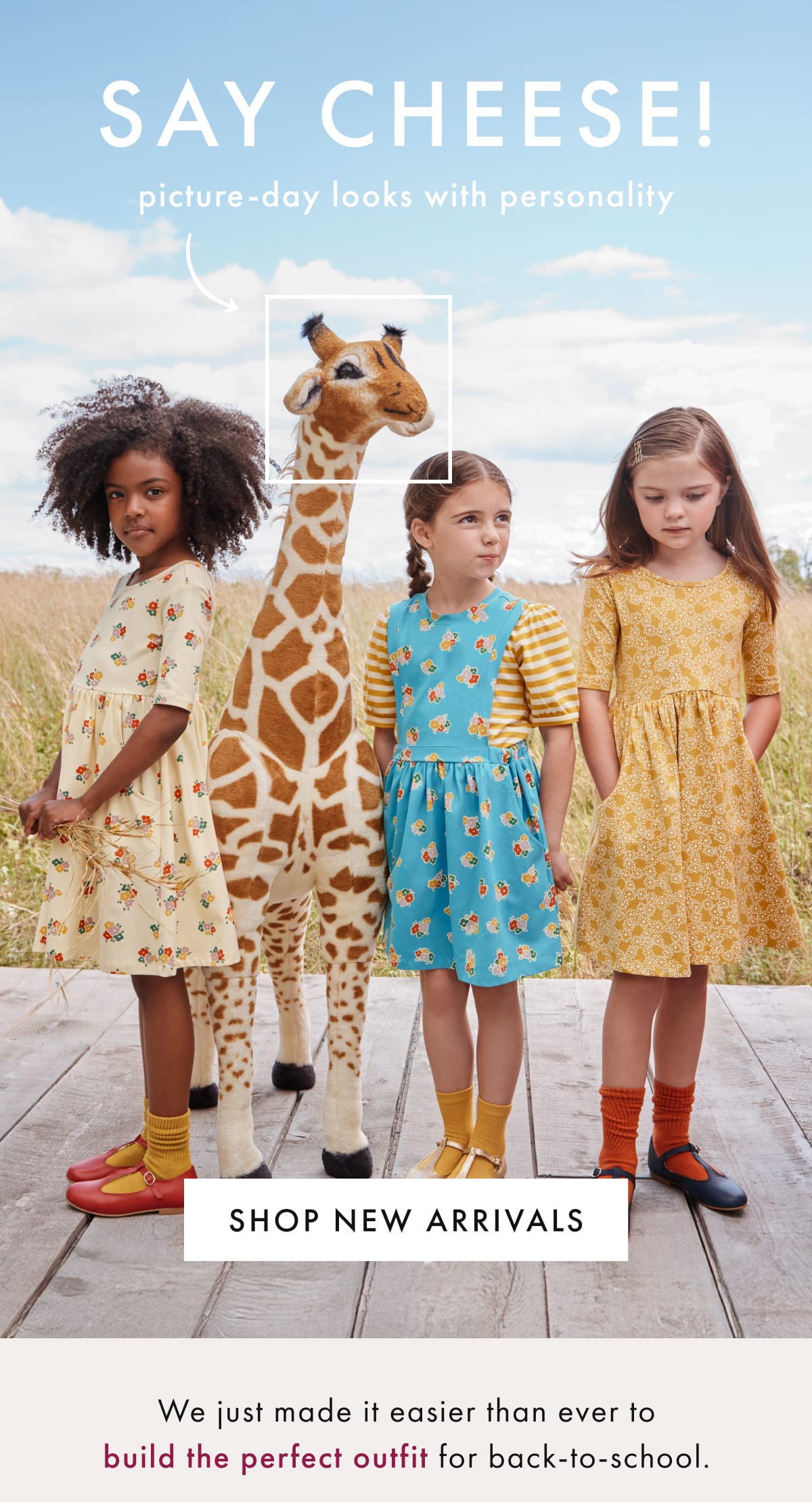 SAY CHEESE — picture day looks with personality  |  SHOP NEW ARRIVALS