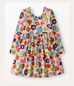 Long Sleeve Skater Dress with Pockets | Fall Floral