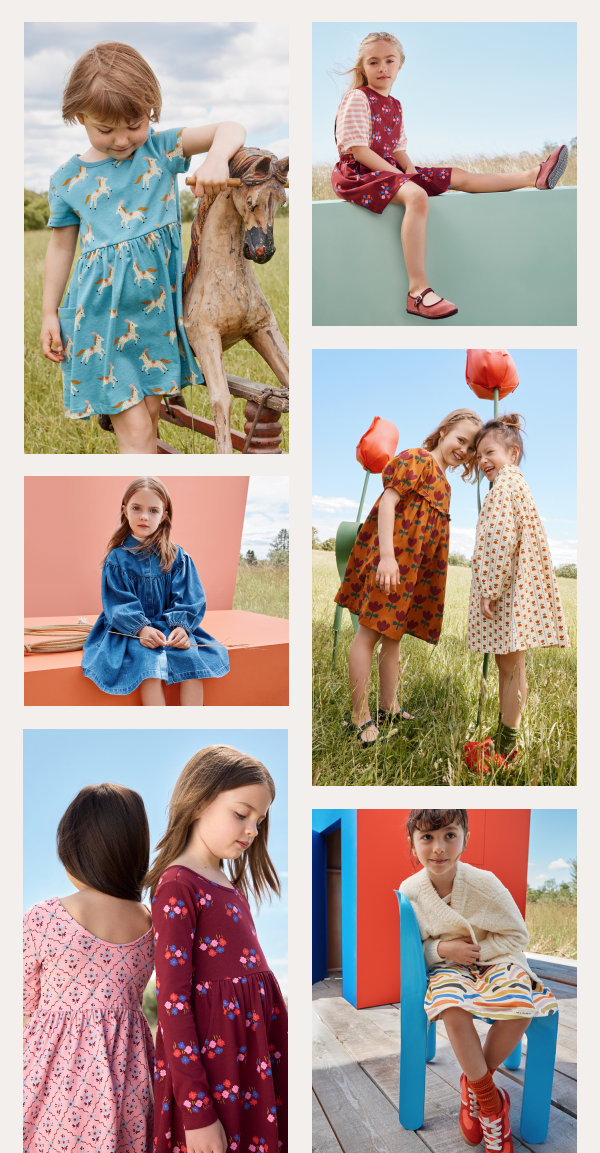 Twirl through fall in new dresses that go great with cool air & changing leaves.