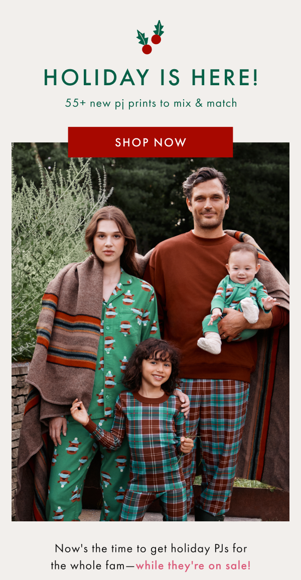 HOLIDAY IS HERE! | 55+ new pj prints to mic & match | SHOP NOW